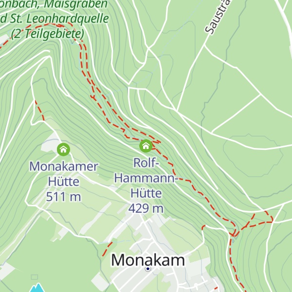Map of Rolf-Hammann-Hütte
