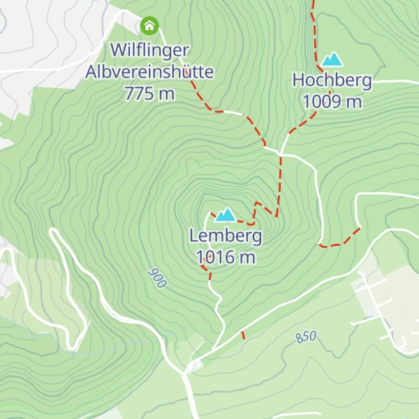Map of Lemberghütte