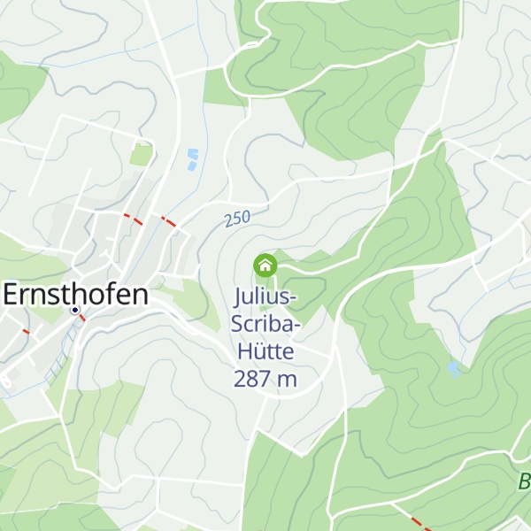 Map of Julius-Scriba-Hütte