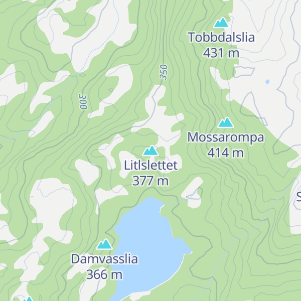 Map of Litlslettet