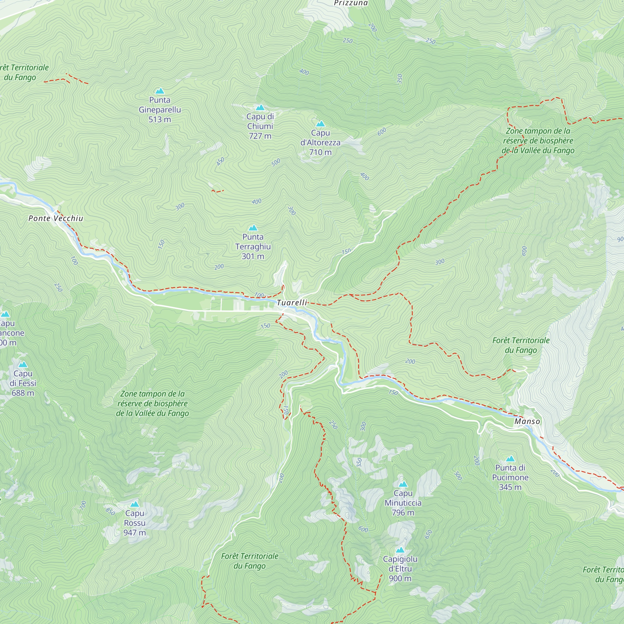 Gîte d'Étape l'Alzelli map