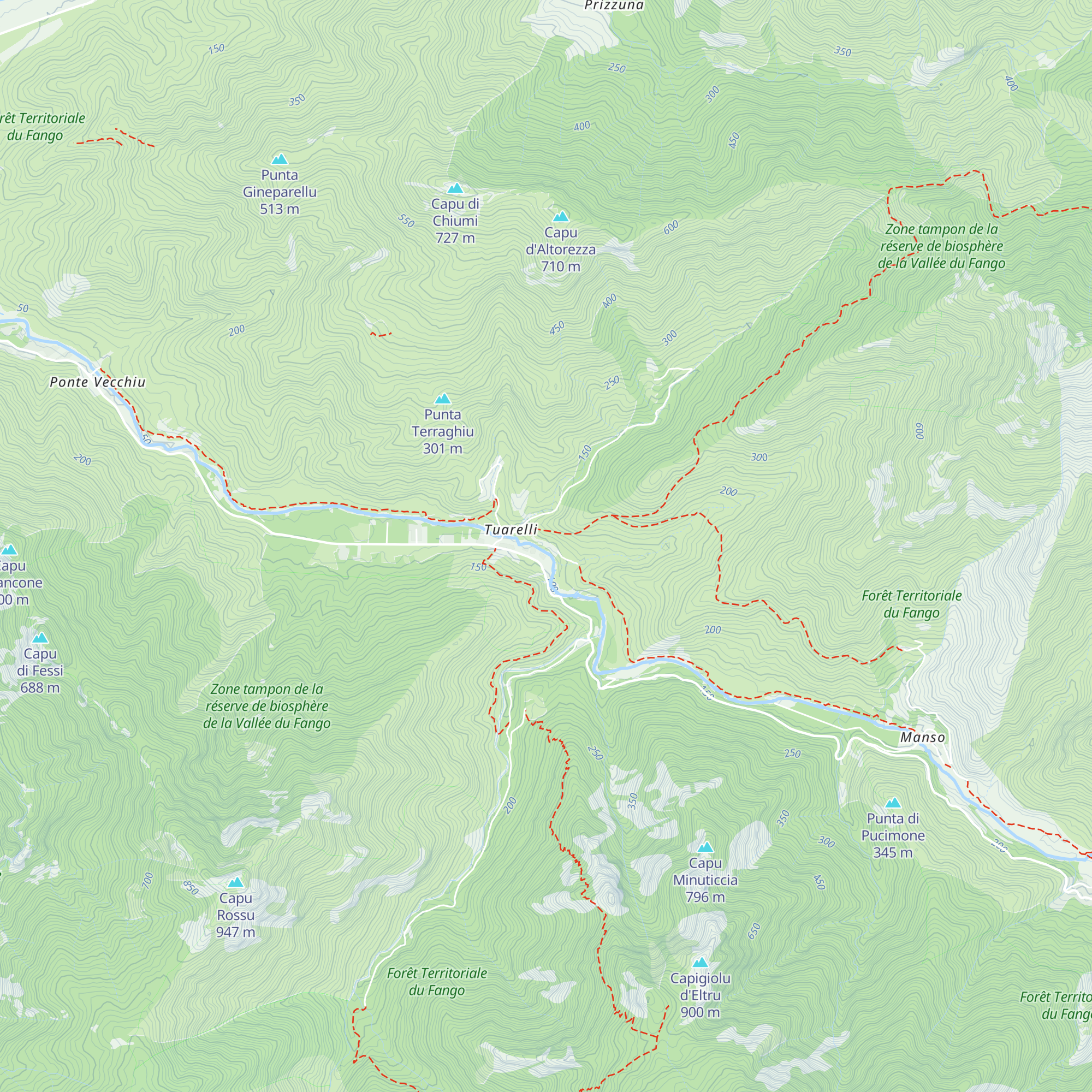 Gîte d'Étape l'Alzelli map