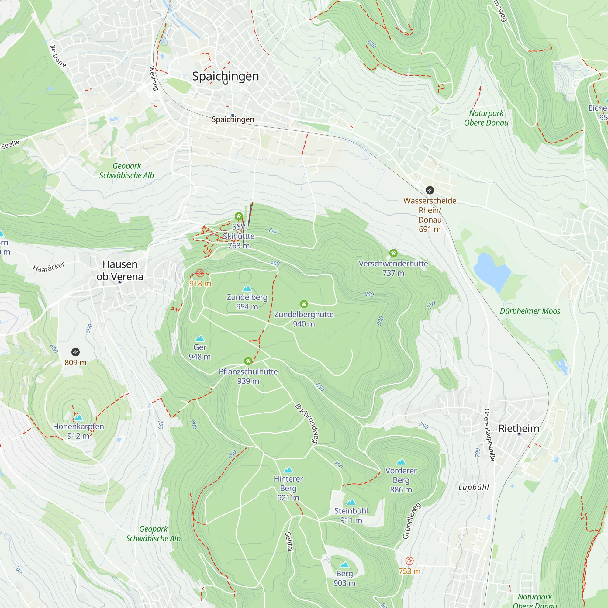 Zundelberghütte map