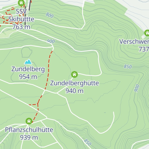 Map of Zundelberghütte