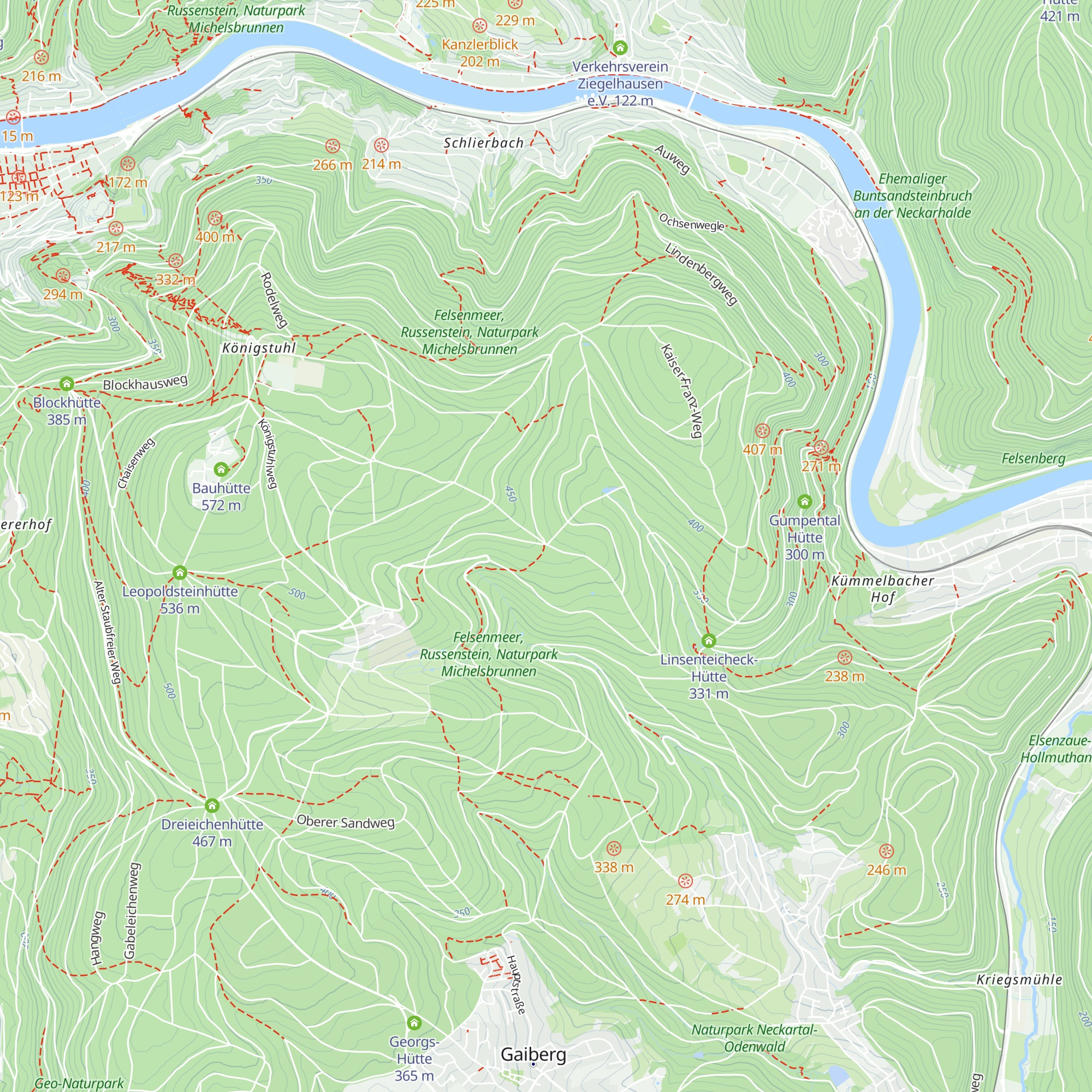 Kraussteinhütte map