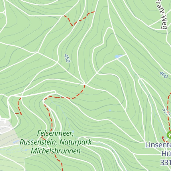 Map of Kraussteinhütte