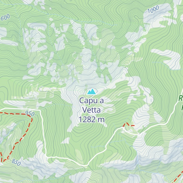 Map of Capu a Vetta