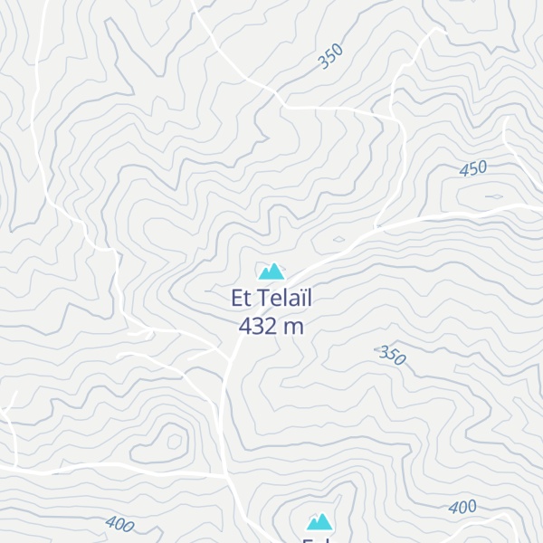 Map of Et Telaïl