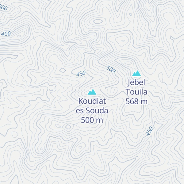 Map of Koudiat es Souda