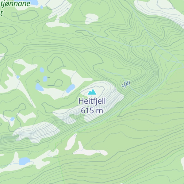 Map of Heitfjell