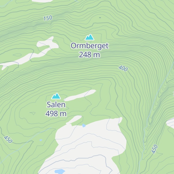 Map of Høghaugen