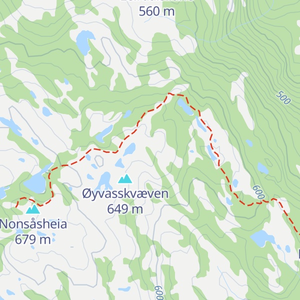 Map of Helgerofjellet