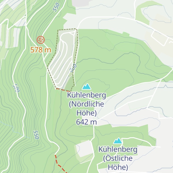 Map of Kühlenberg (Nördliche Höhe)