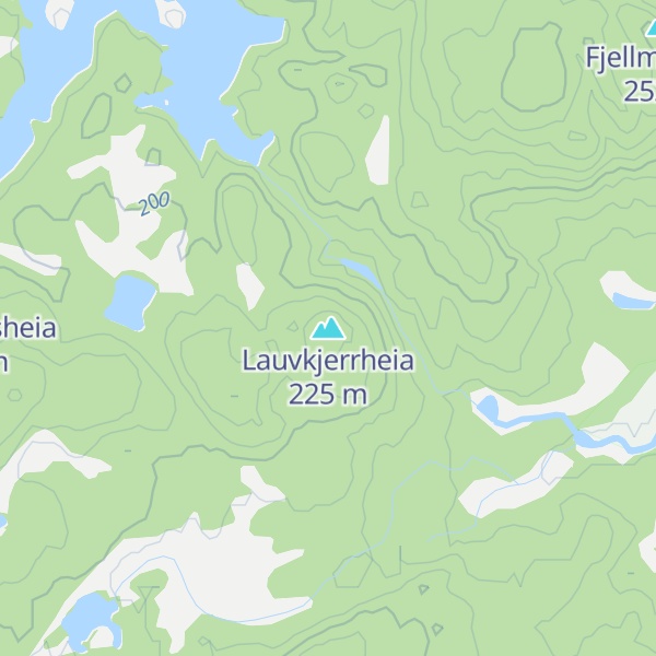 Map of Lauvkjerrheia