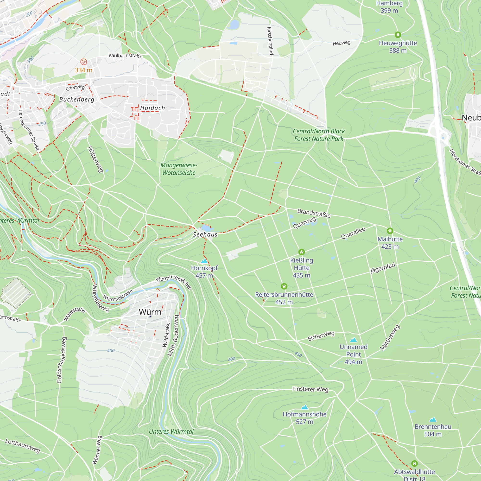 Naturfreundehaus Lettenbrunnenhütte map