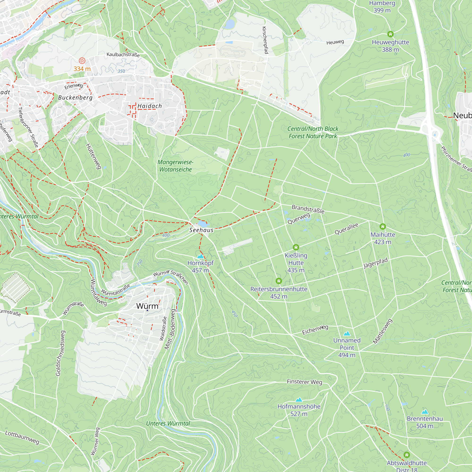 Naturfreundehaus Lettenbrunnenhütte map