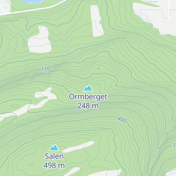 Map of Ormberget