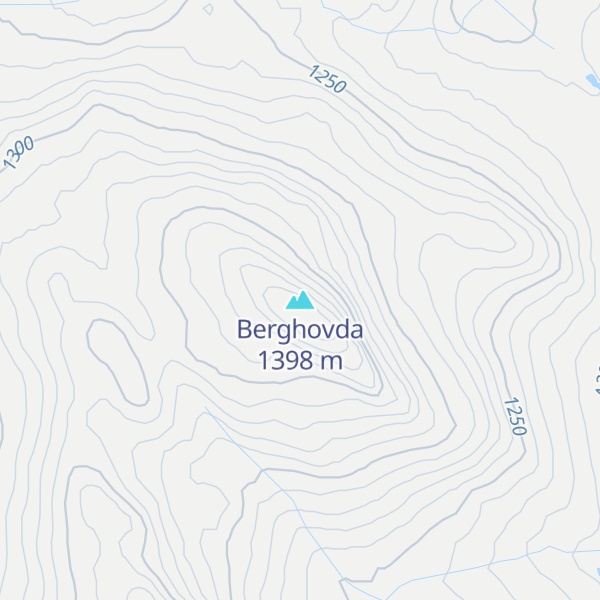 Map of Berghovda