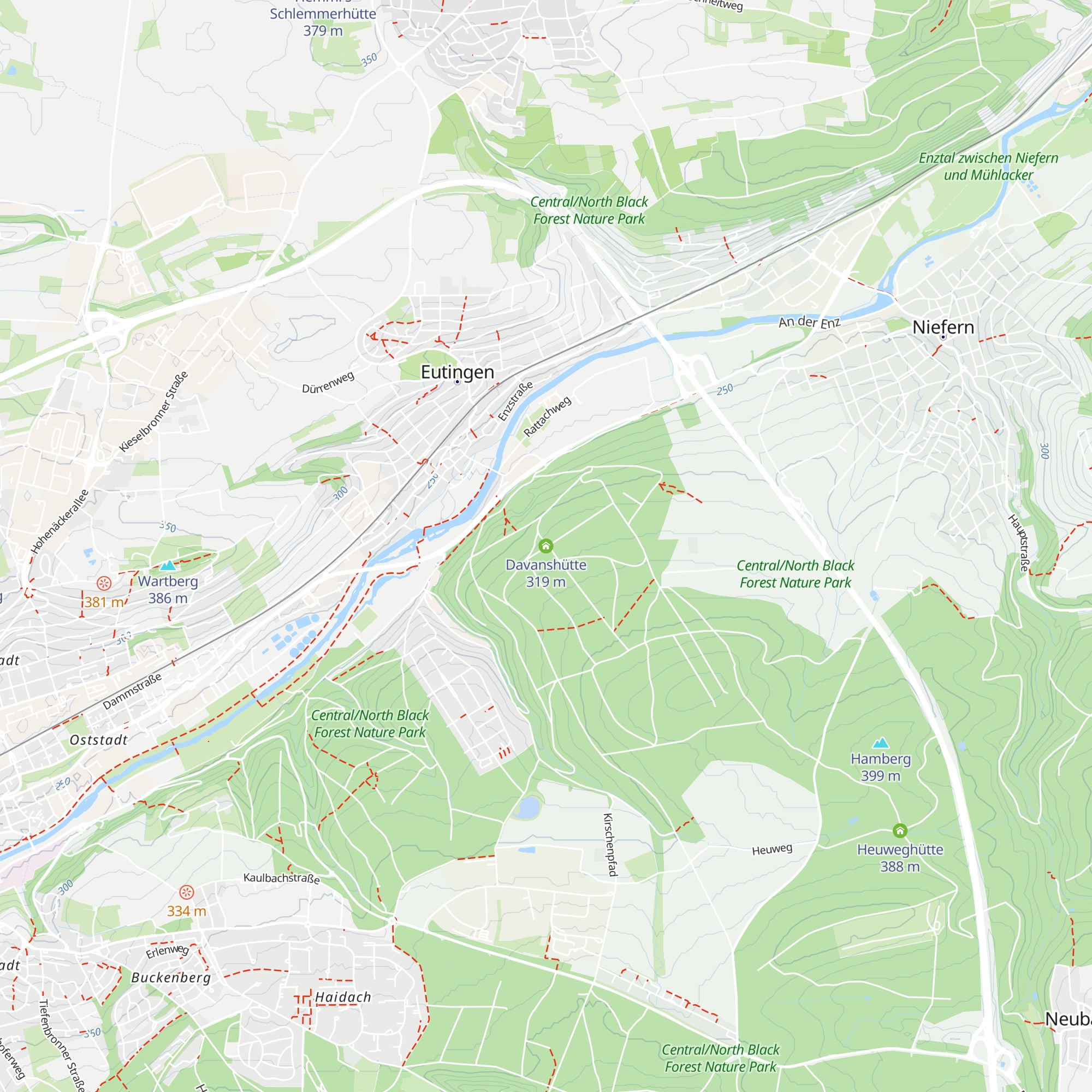 Davanshütte map