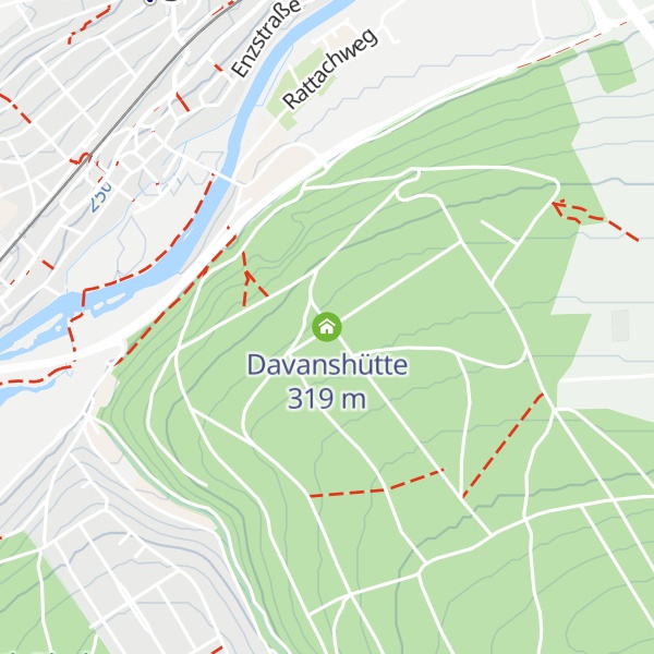 Map of Davanshütte