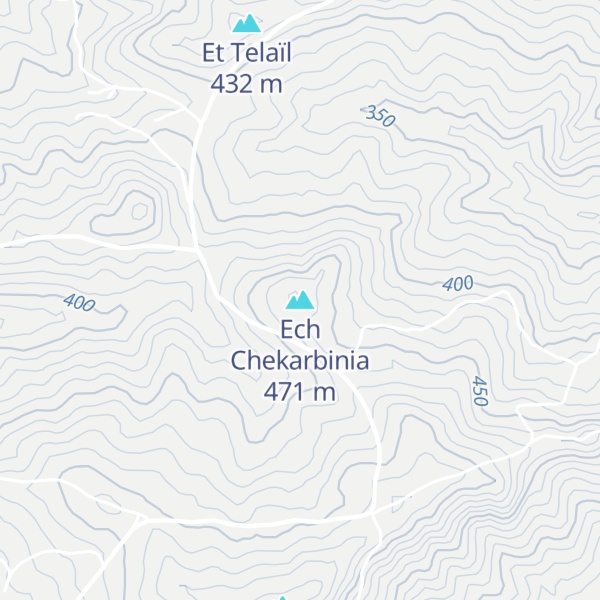 Map of Ech Chekarbinia