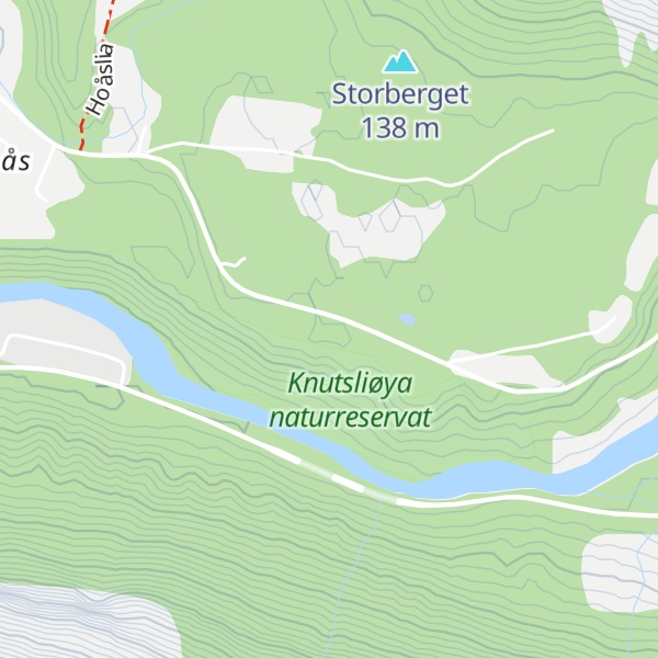 Map of Knutsliøya