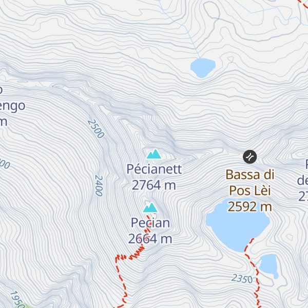 Map of Pécianett