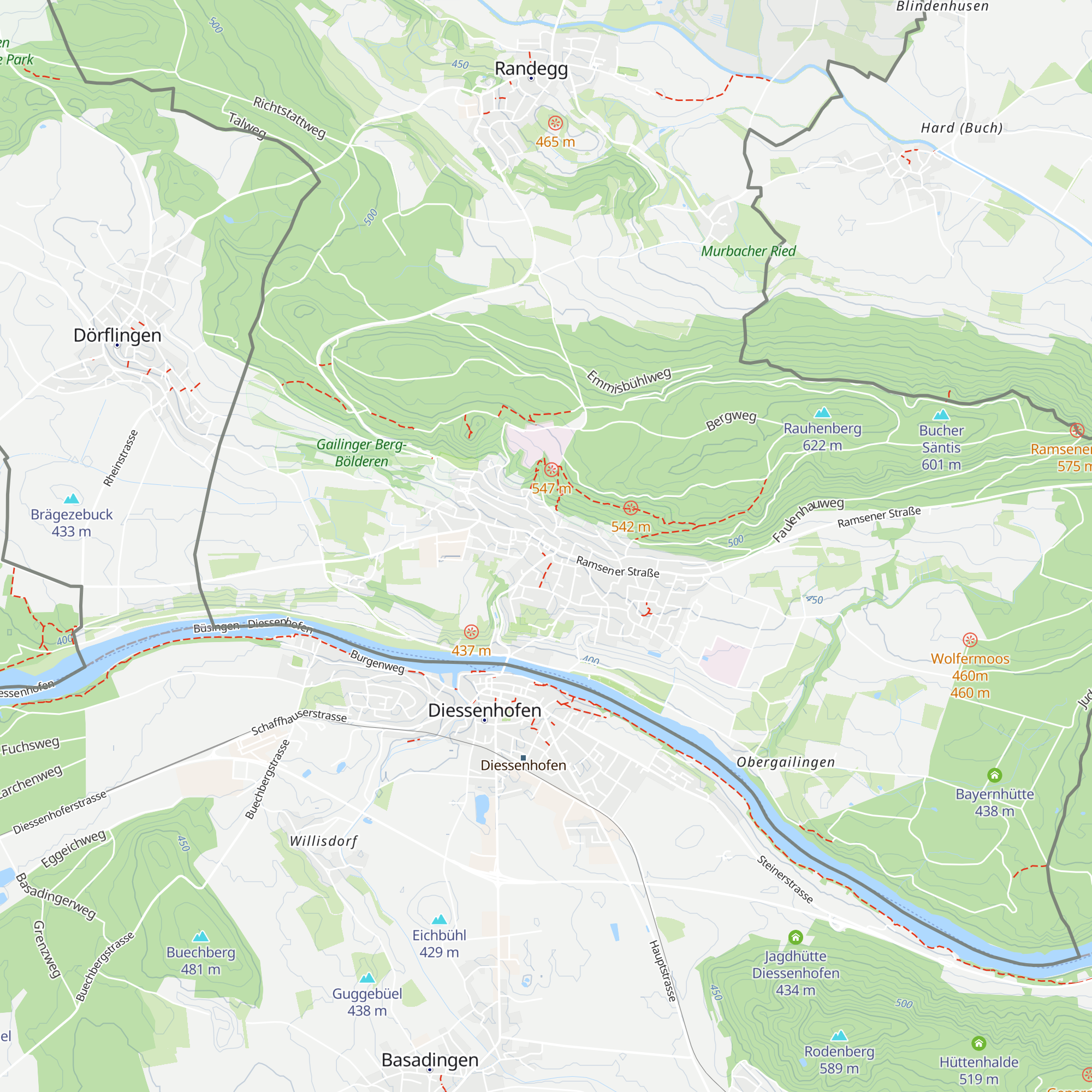 Tourist Information map