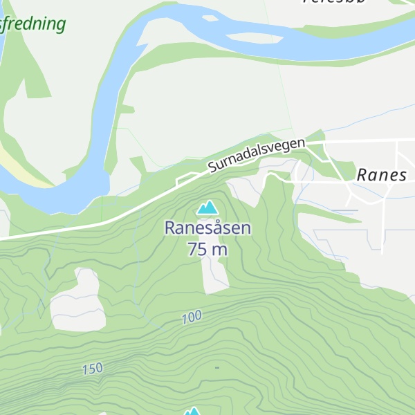 Map of Ranesåsen