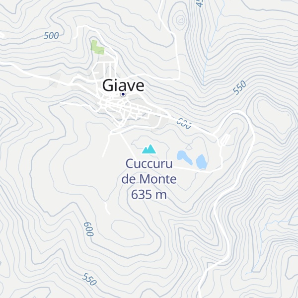 Map of Cuccuru de Monte