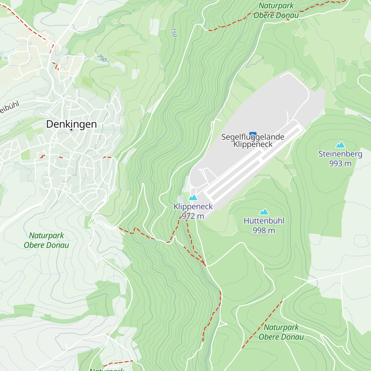 Hütte Klippeneck map