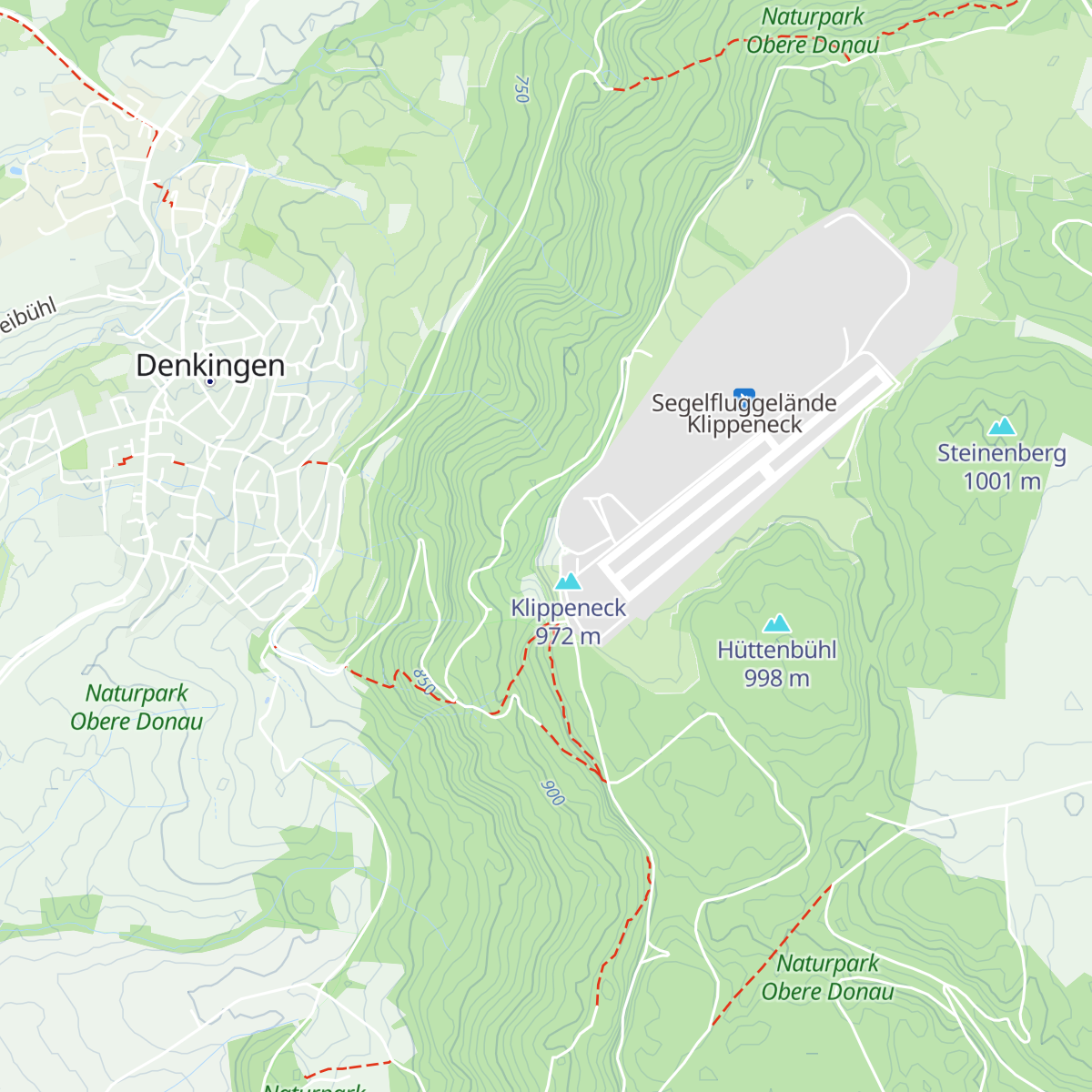 Hütte Klippeneck map