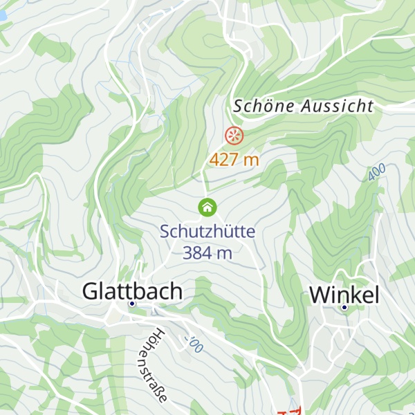 Map of Schutzhütte