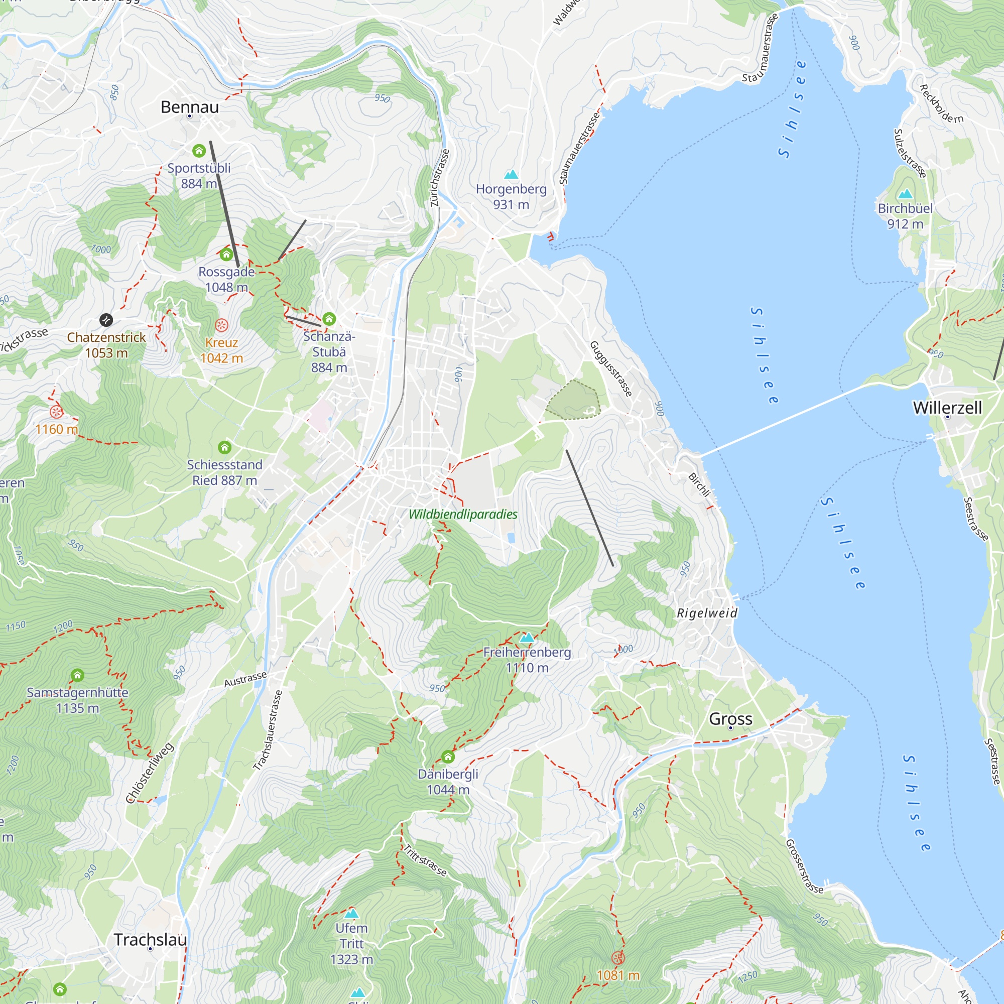 Reithalle Reitverein Einsiedeln map