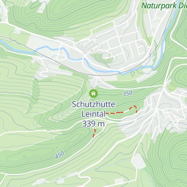 Map of Schutzhütte Leintal