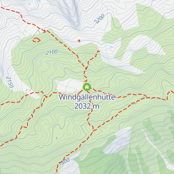 Map of Windgällenhütte