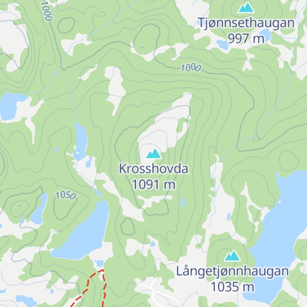Map of Krosshovda