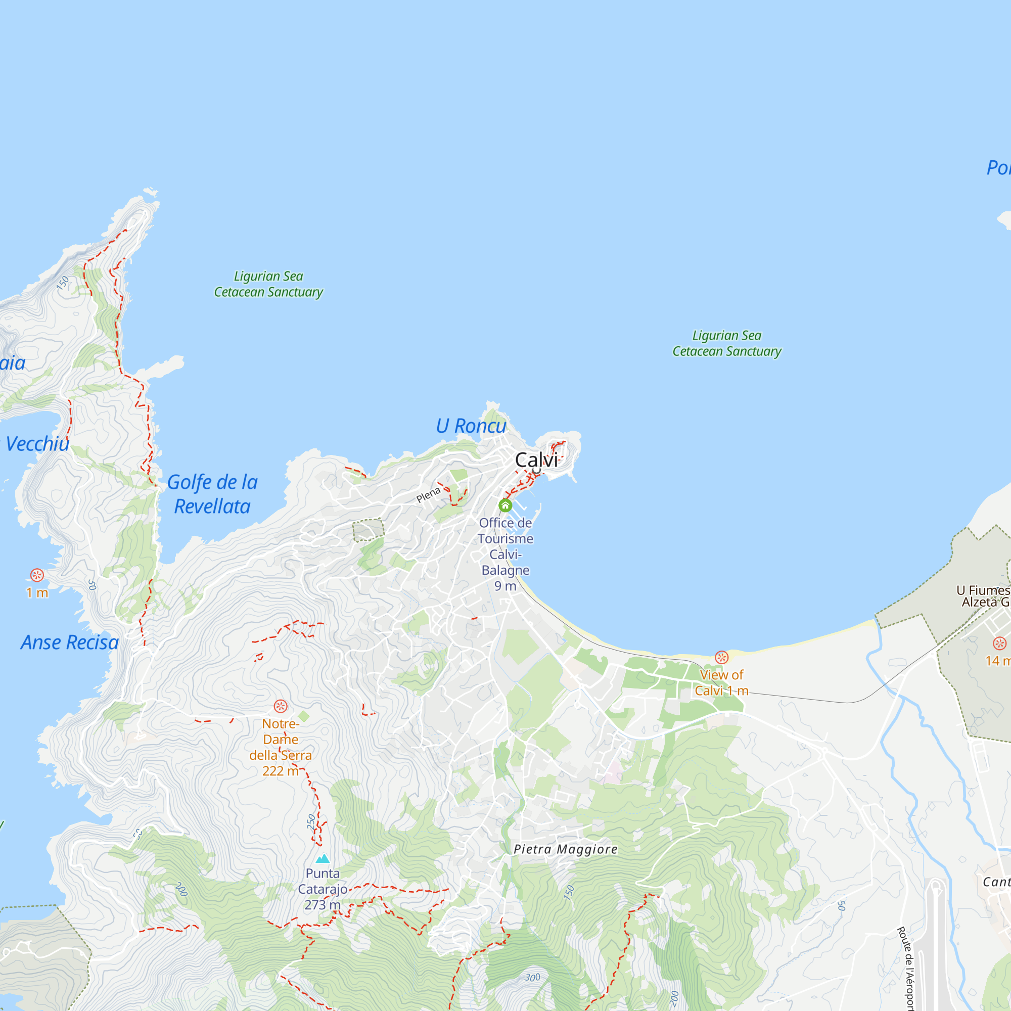 Office de Tourisme Calvi-Balagne map