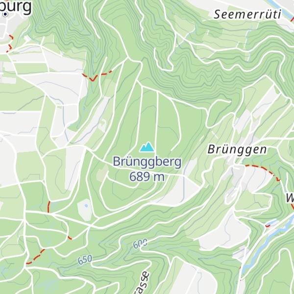 Map of Brünggberg
