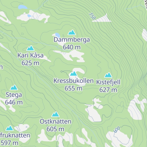 Map of Kressbukollen