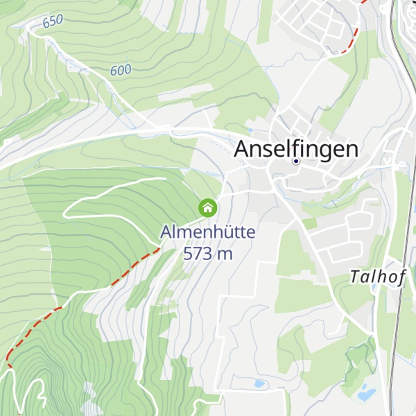 Map of Almenhütte