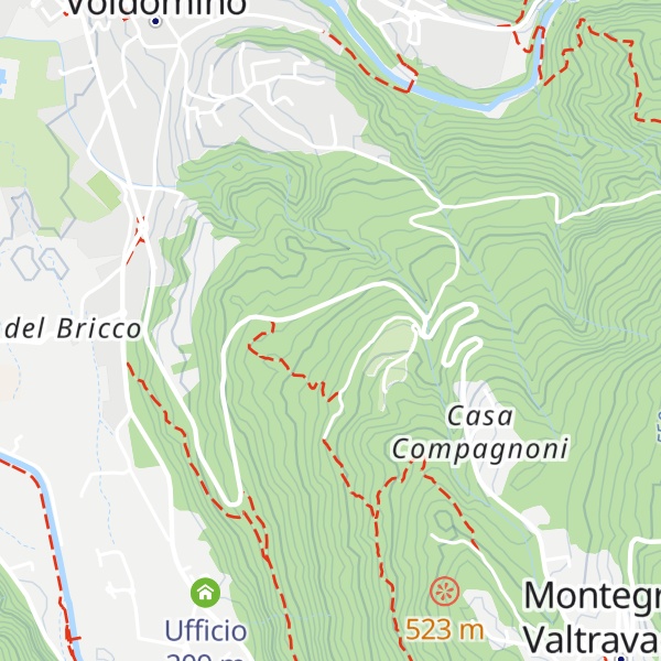 Map of Cà Perada