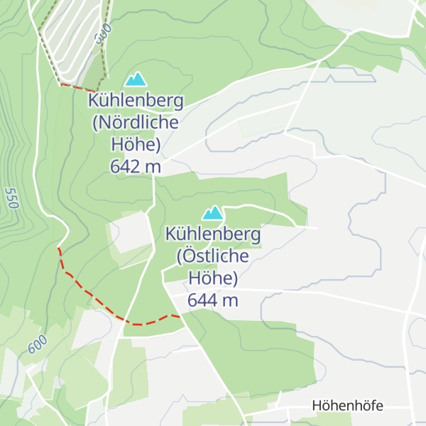 Map of Kühlenberg (Östliche Höhe)