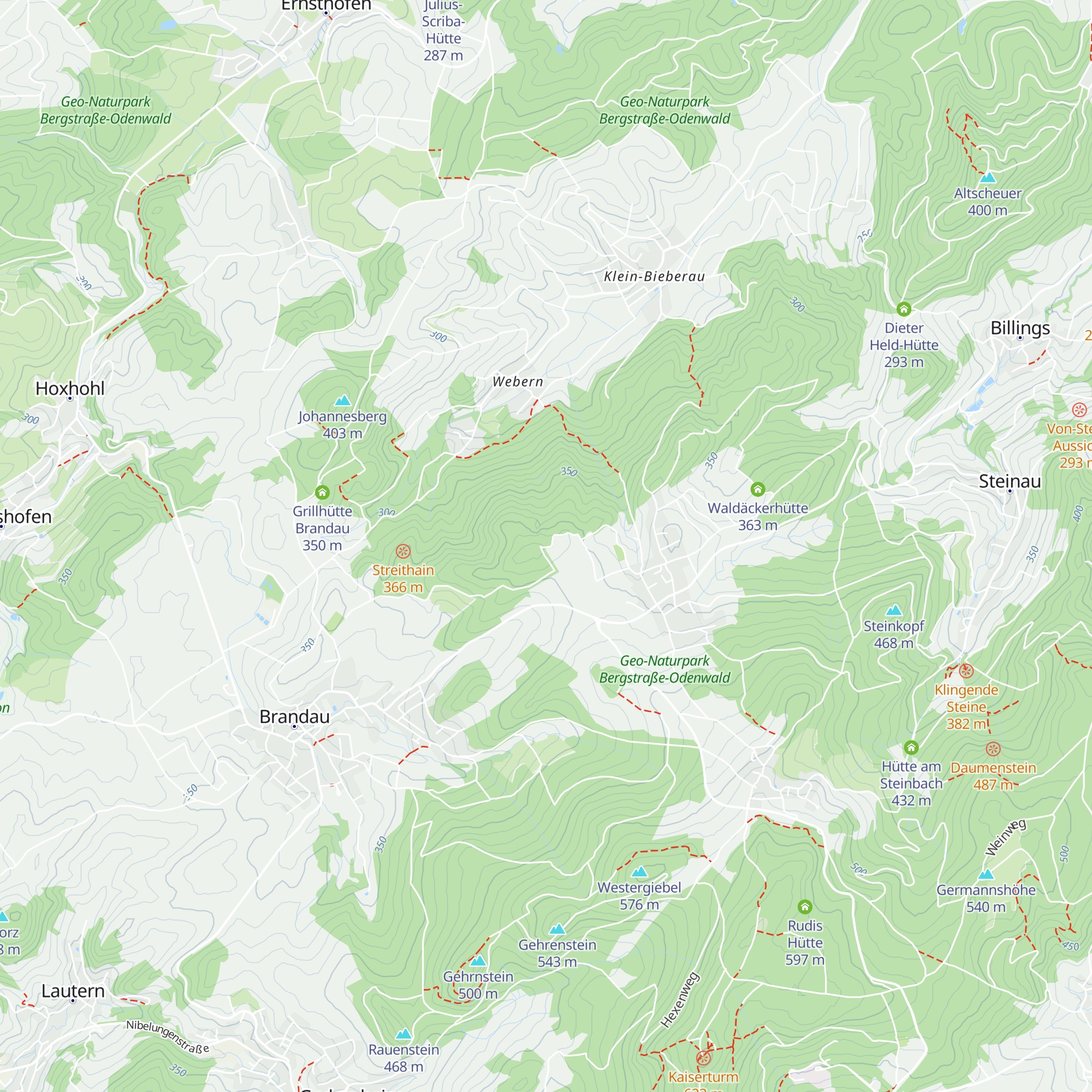 Streiterhütte map