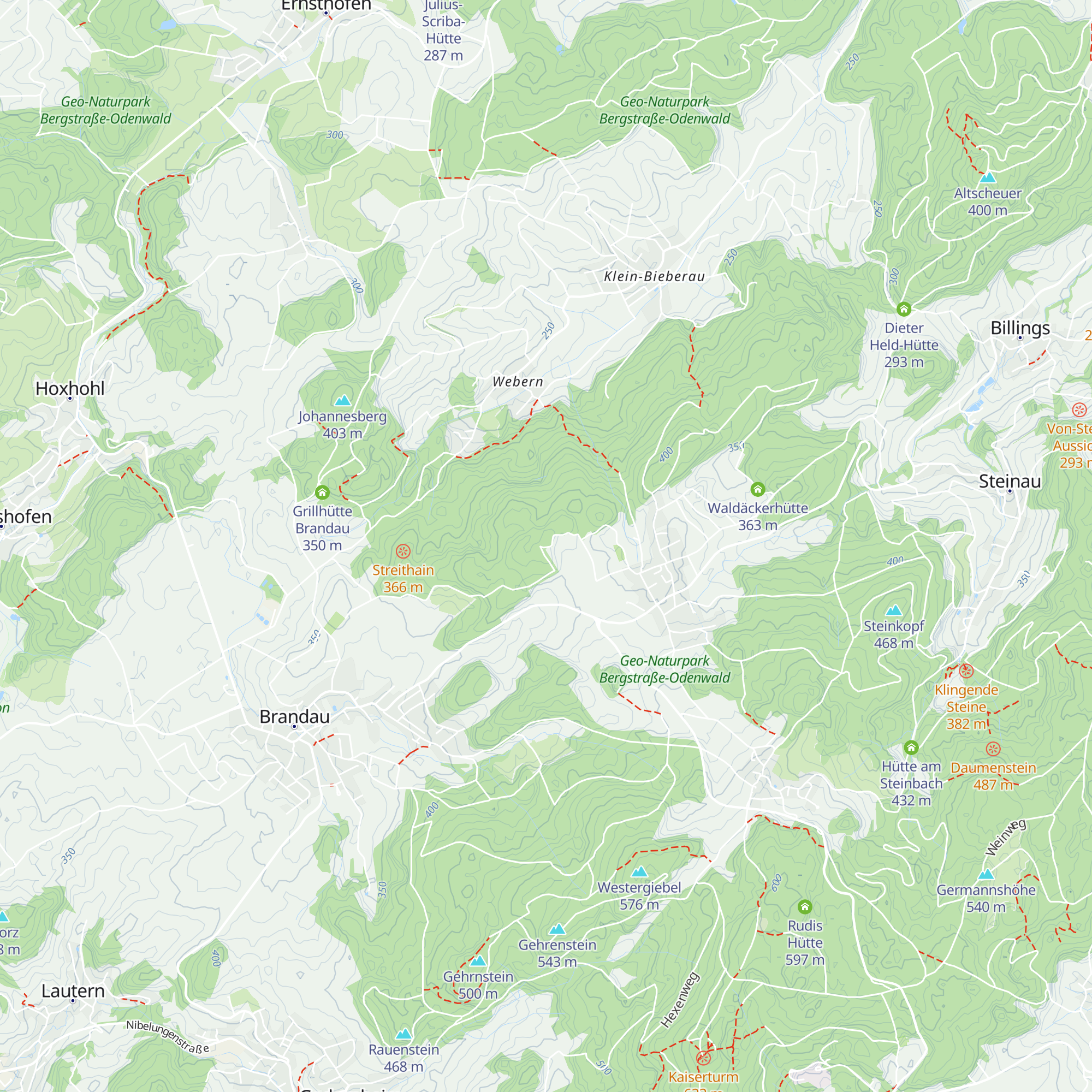 Streiterhütte map