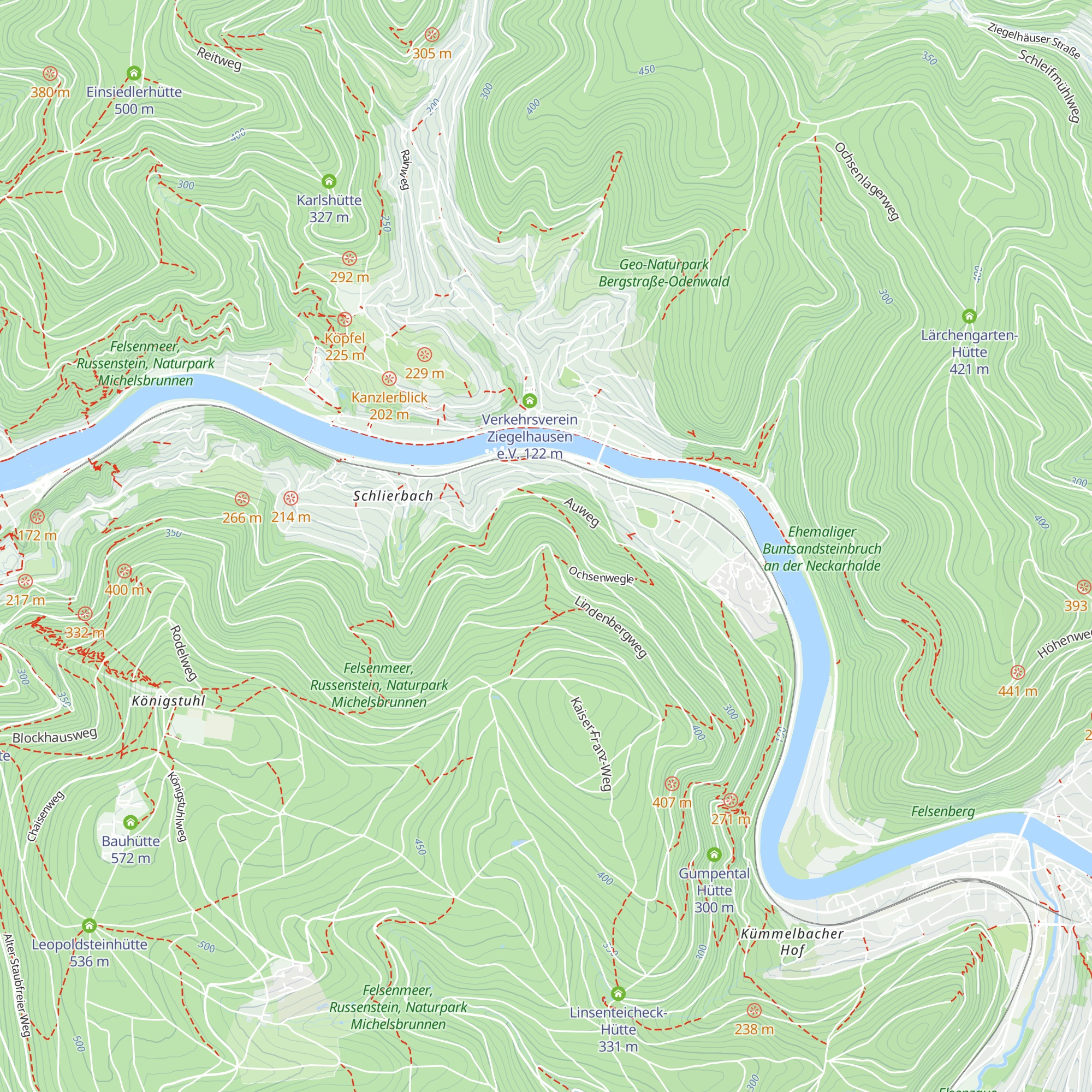 Aukopfhütte map