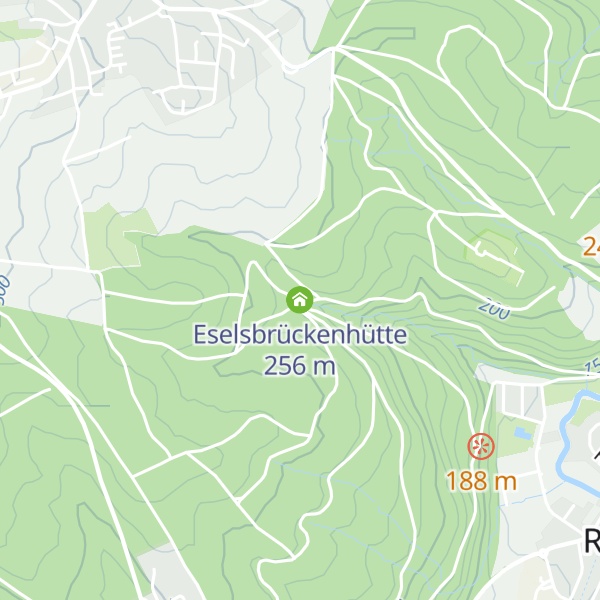 Map of Eselsbrückenhütte