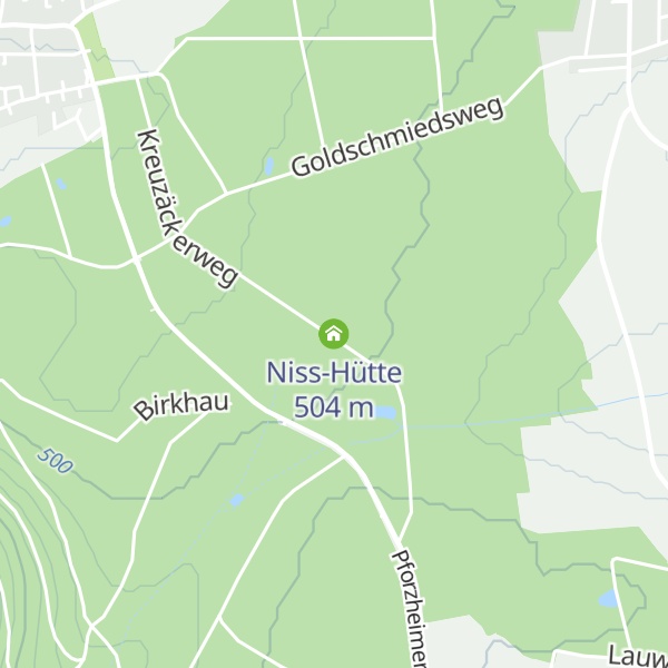 Map of Niss-Hütte