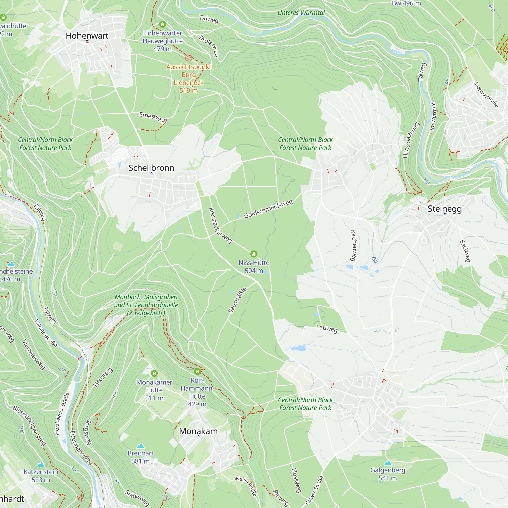 Niss-Hütte map