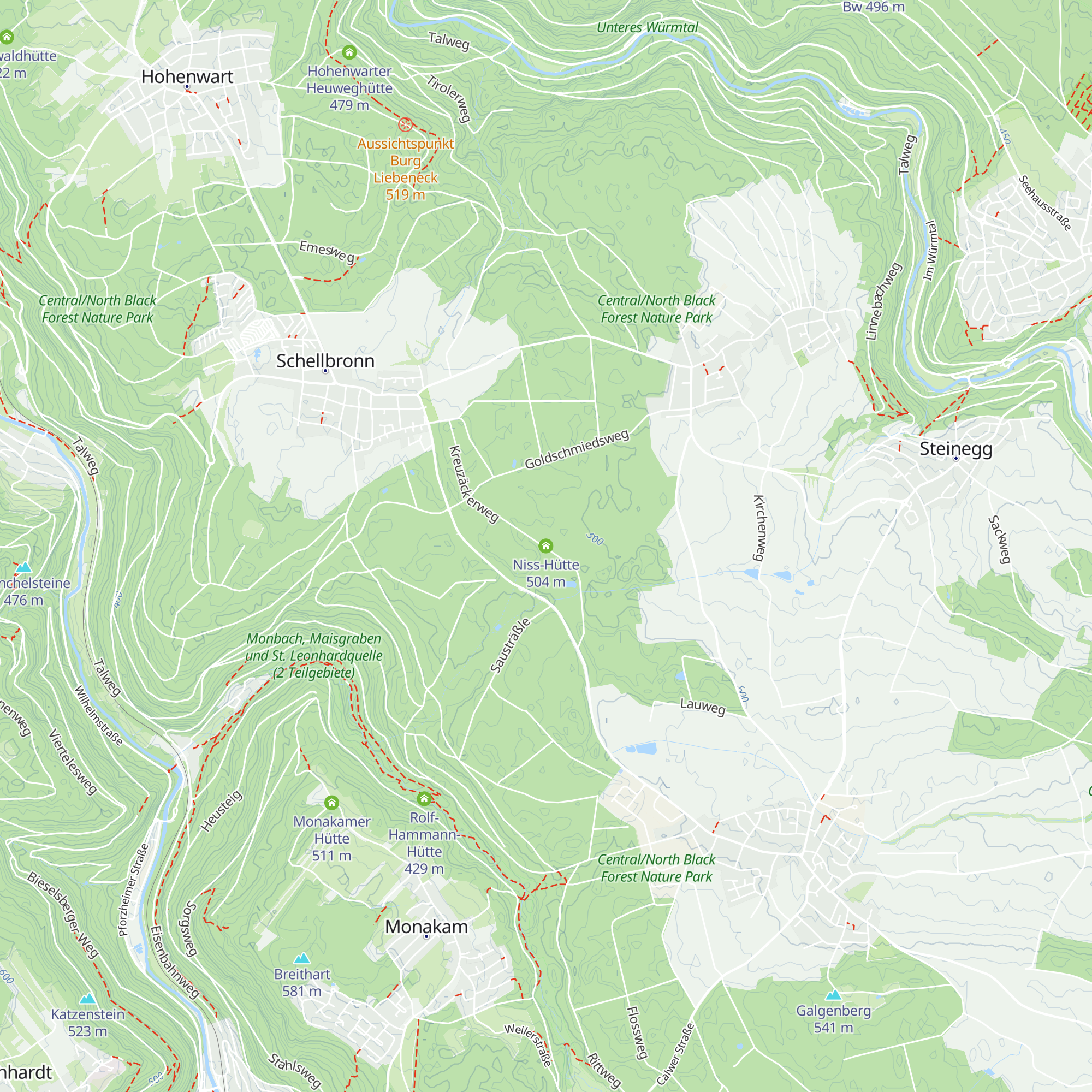 Niss-Hütte map